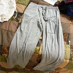 Gray Jack Skellington Drawstring Lounge Pants